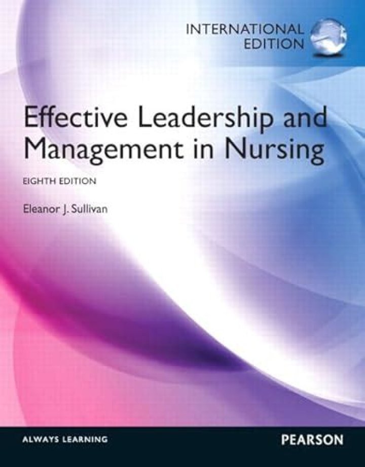 Effective Leadership and Management in Nursing 8th Edition PDF