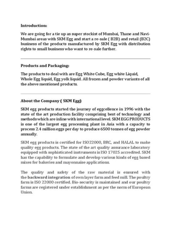 Egg Distribution Business Plan PDF: Step-by-Step Guide