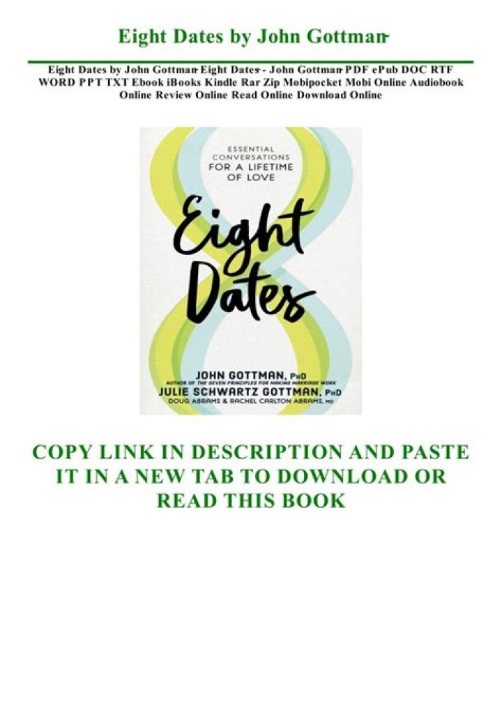 Eight Dates Questions PDF: Expert Answers for Your Event Planning