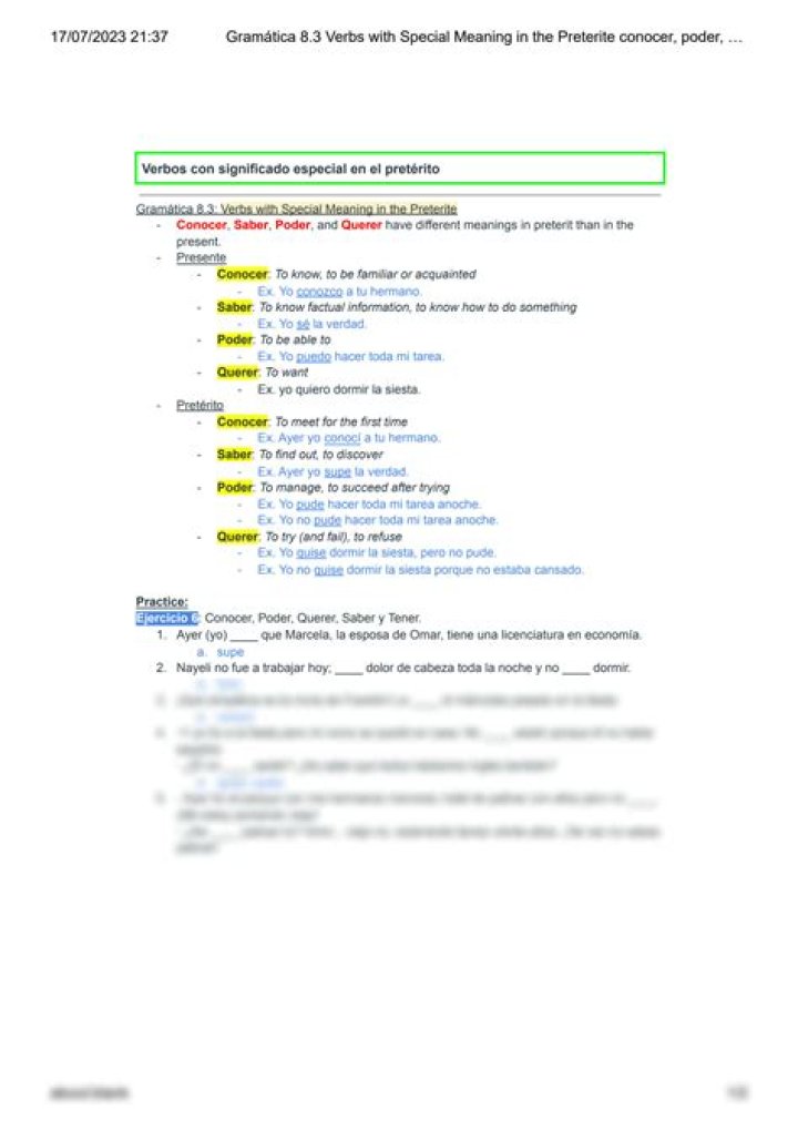 Ejercicios de Gramática PDF con Respuestas: Descarga Ahora