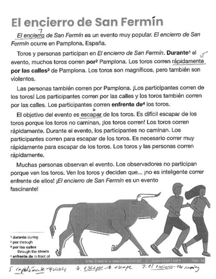 El Encierro de Sanfermin Worksheet PDF: History, Tips & Activities