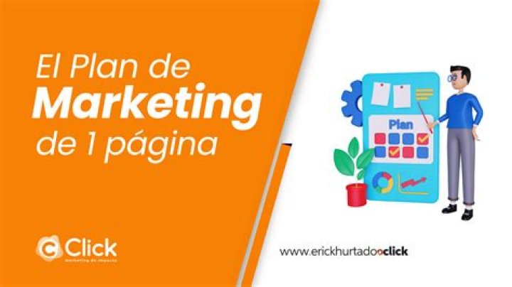 Plan de Marketing Gratis en 1 Página PDF Fácil de Usar