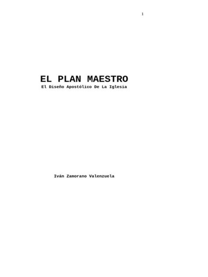 El Plan Maestro PDF: Guía Completa para Implementación Efectiva