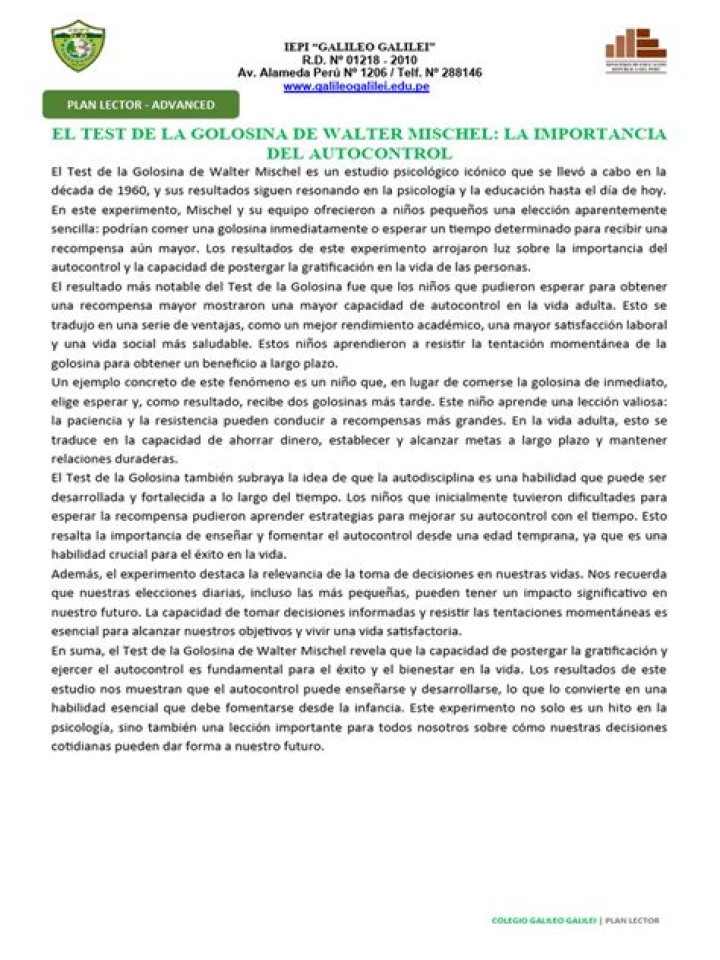El Test de la Golosina PDF: Descubre la Verdad con esta Prueba Divertida