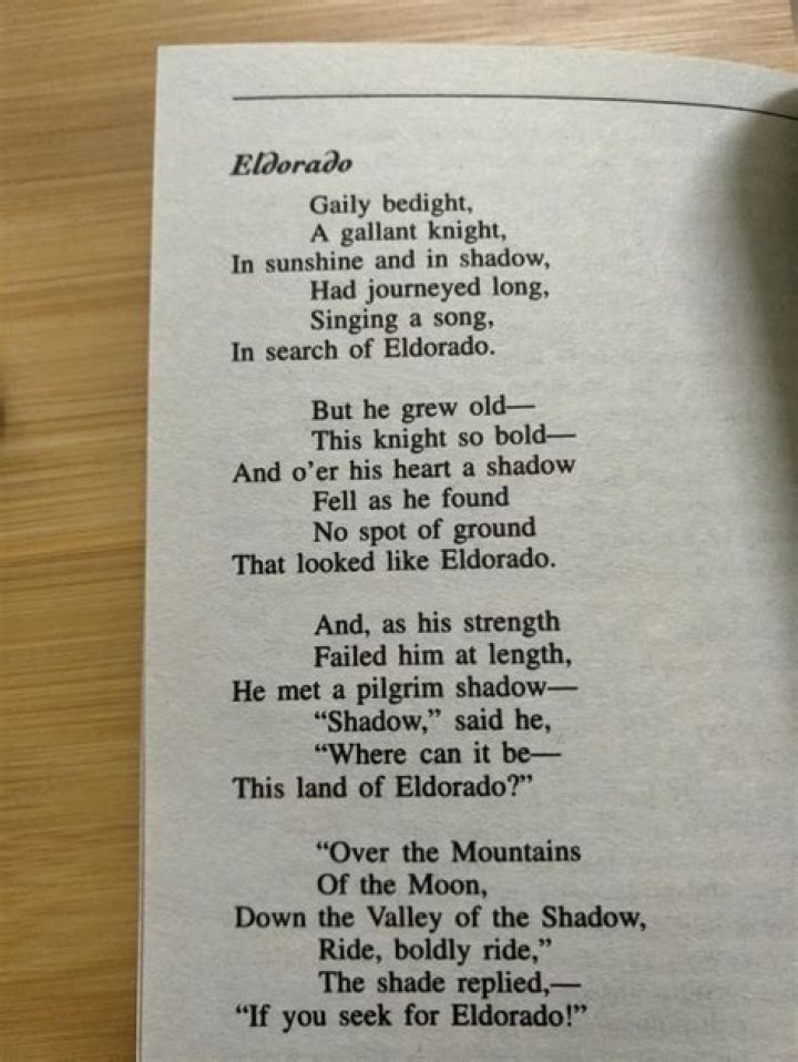 Eldorado Poem: Questions & Answers PDF Guide
