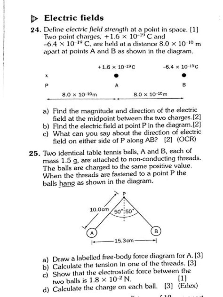 Electric Field Questions PDF: Expert Answers & Study Guide