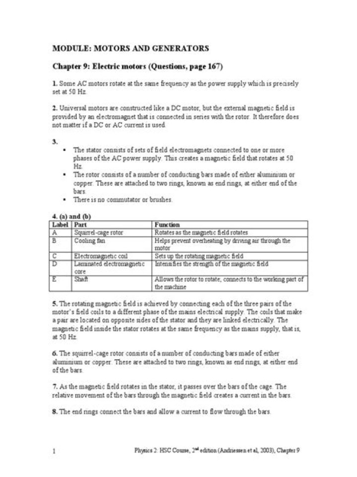 Electric Motor Questions & Answers PDF – Expert Guide