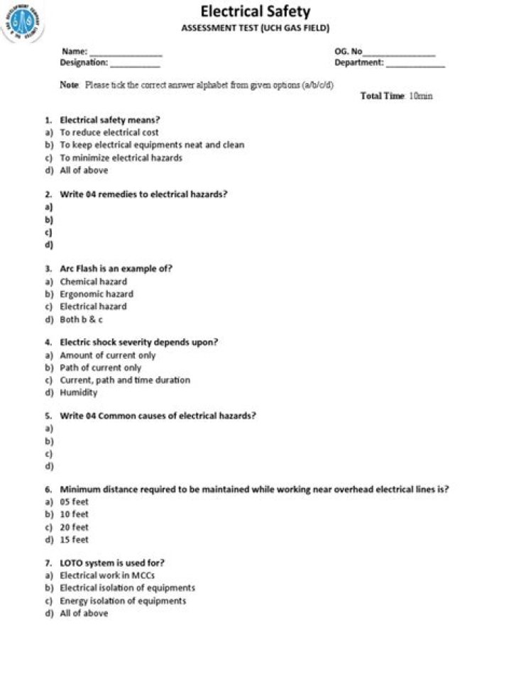 Electrical Assessment Test PDF: Essential Safety & Compliance Check