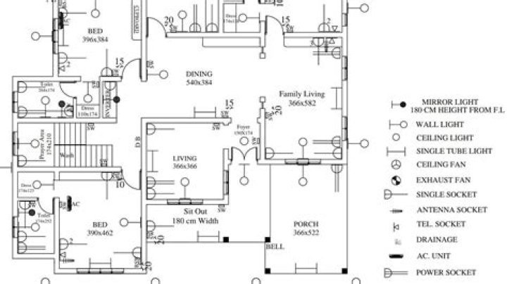 Download Electrical Floor Plan PDF for Home & Office