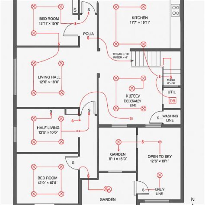 Electrical Layout Plan for 2-Storey House PDF – Safe & Efficient Wiring Design