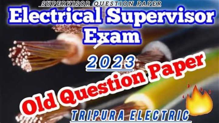 Electrical Supervisor Exam Questions and Answers PDF – Practice Smart