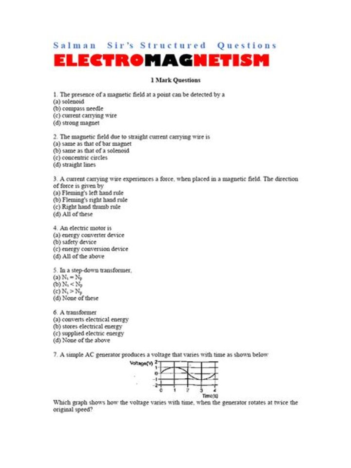 Electromagnetism Questions & Answers PDF: Expert Study Guide