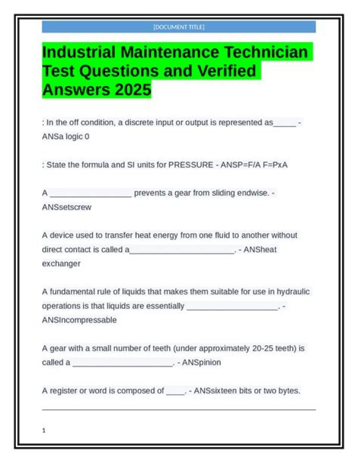 Electronic Technician Test Questions PDF – Download Practice Exams