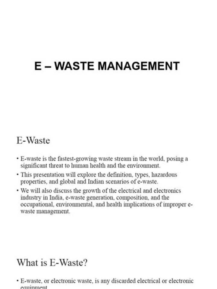 Electronic Waste Management PDF: Effective Strategies and Compliance Guidelines