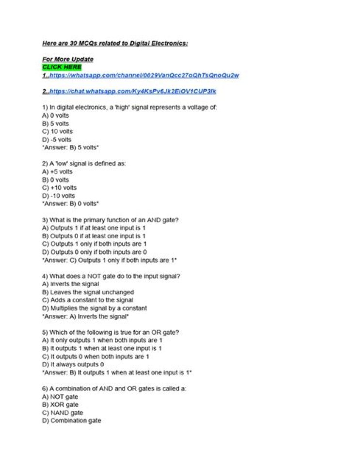 Electronics MCQs with Answers PDF – Perfect Study Guide