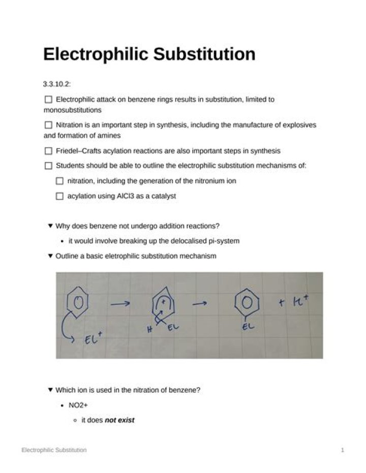 Electrophilic Aromatic Substitution Questions & Answers PDF: Master EAS with Expert PDF Guide