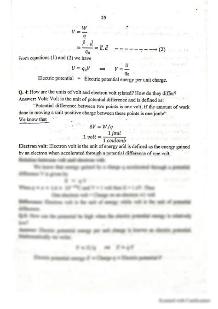 Electrostatics Conceptual Questions and Answers PDF – Study Guide