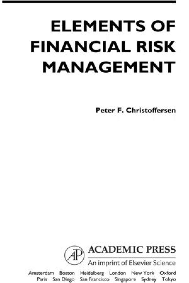 Essential Elements of Financial Risk Management PDF: Master Risk Control