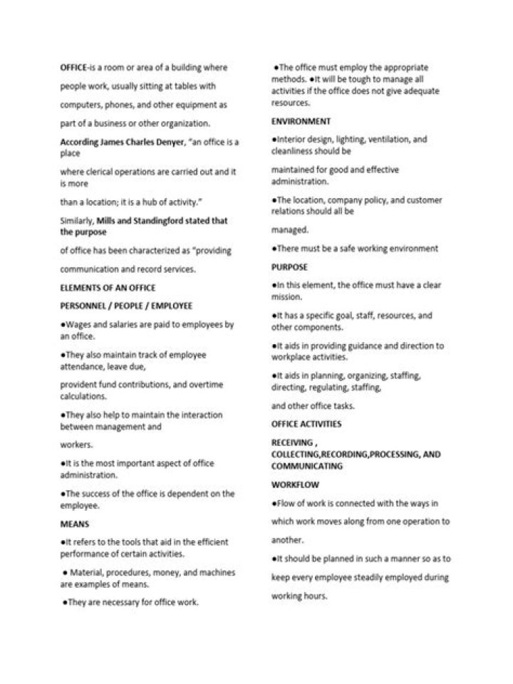 Essential Elements of Office Management: A Comprehensive PDF Guide