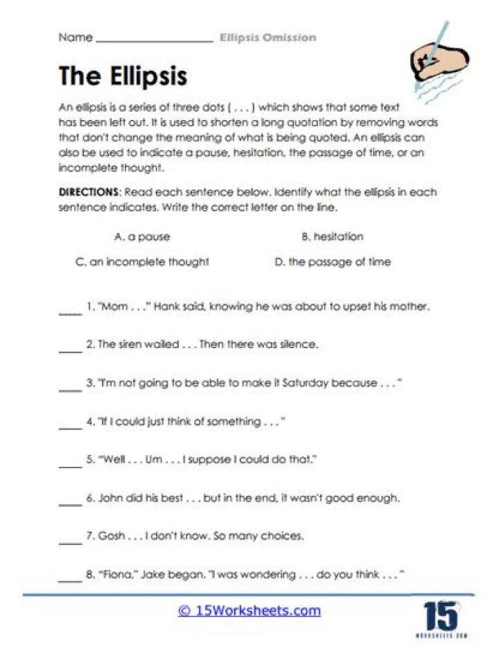 Ellipse Worksheet with Answers PDF – Practice Geometry Problems