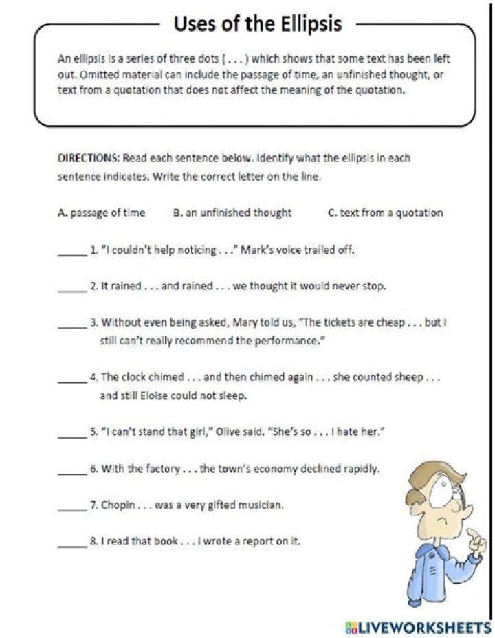 Ellipsis Exercises with Answers PDF – Master Grammar Quickly