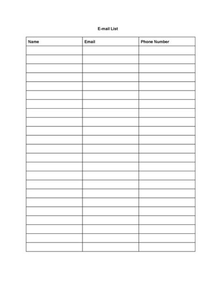 Download Free Email List PDF for Instant Marketing