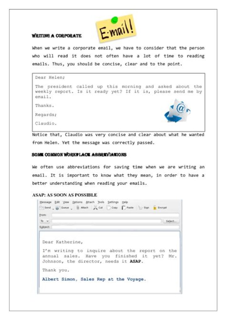 Email Writing Exercises with Answers PDF: Master Professional Emails