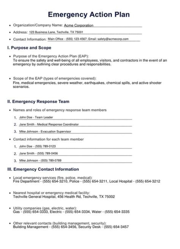 Download Emergency Action Plan PDF for Immediate Preparedness