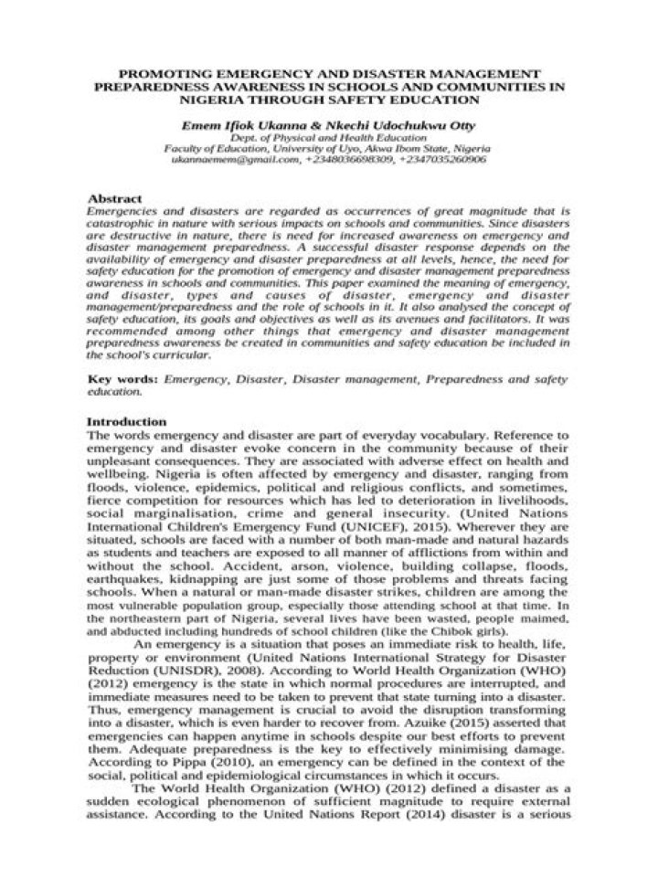 Essential Emergency and Disaster Management PDF Guide