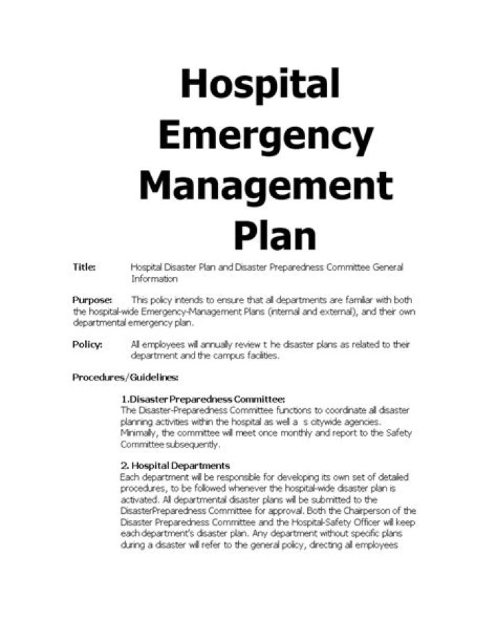 Emergency Management in Hospitals: Essential PDF Guide