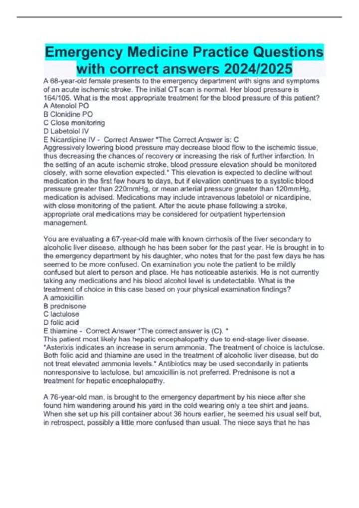 Emergency Medicine Questions & Answers PDF: Expert Guide