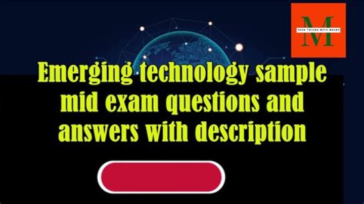 Emerging Technology Questions & Answers PDF: Expert Insights