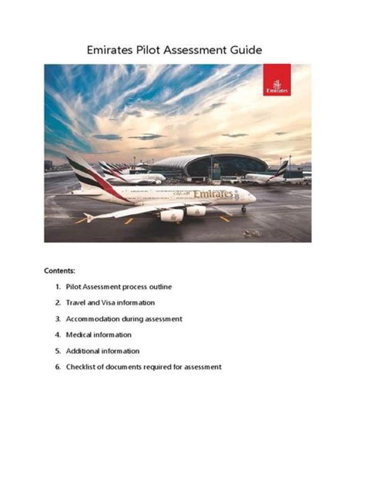 Emirates Assessment Day Questions PDF – Official Practice Test