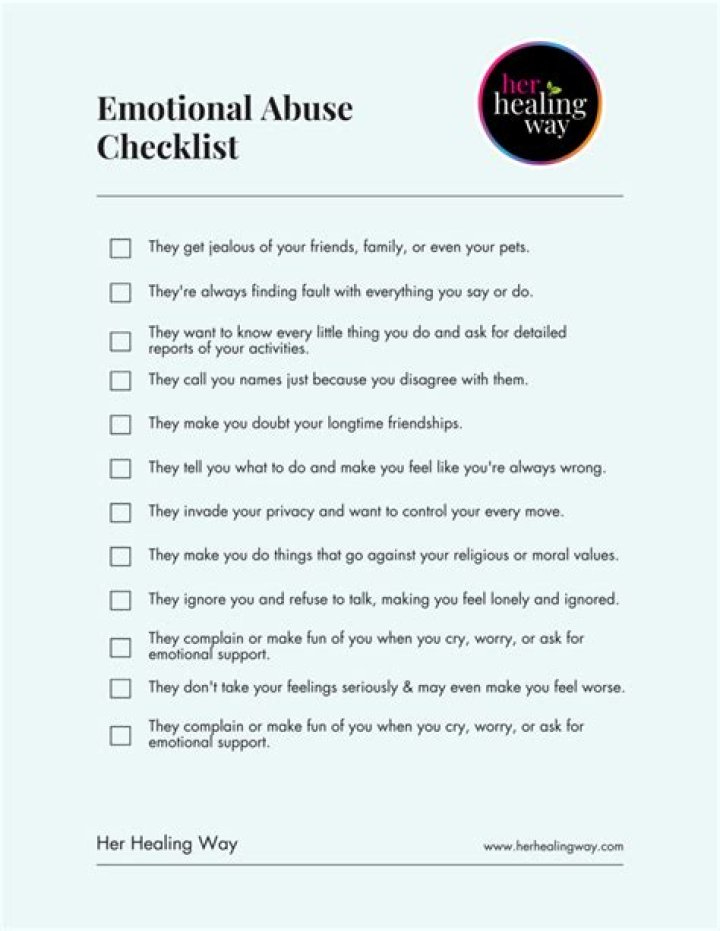 Emotional Abuse Worksheet PDF: Identify & Heal from Toxic Patterns