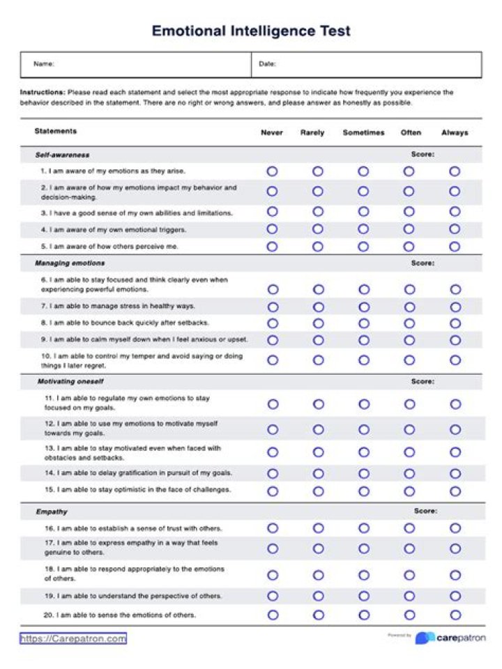 Take the Emotional Intelligence Test PDF – Boost Your Self-Awareness