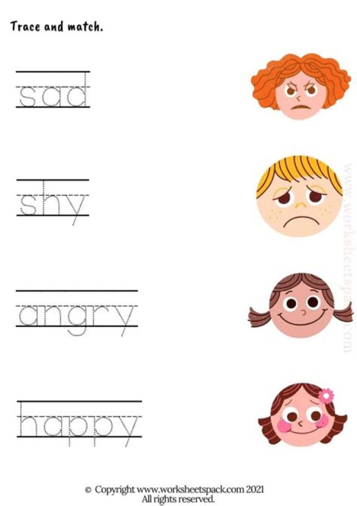 Emotions Worksheets for Preschoolers PDF – Easy Emotional Learning Activities