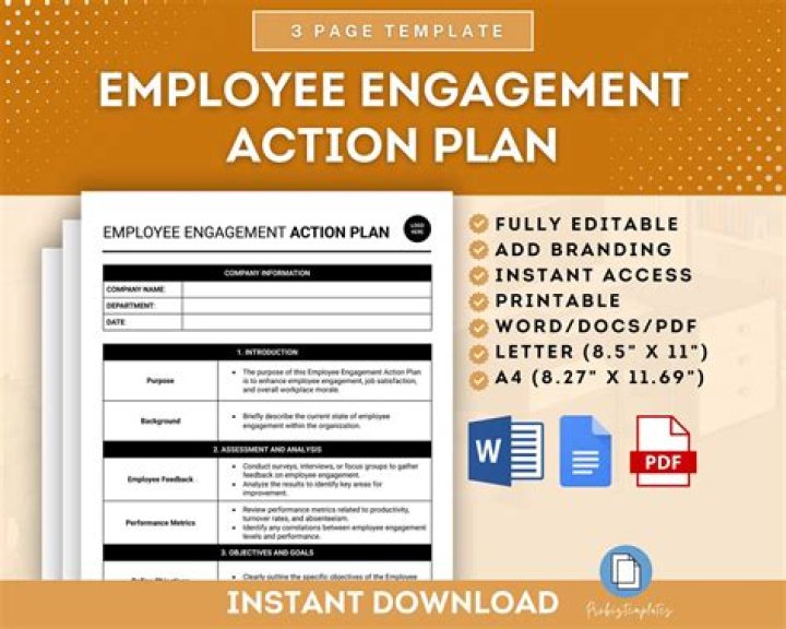 Employee Engagement Action Plan PDF: Boost Workplace Productivity