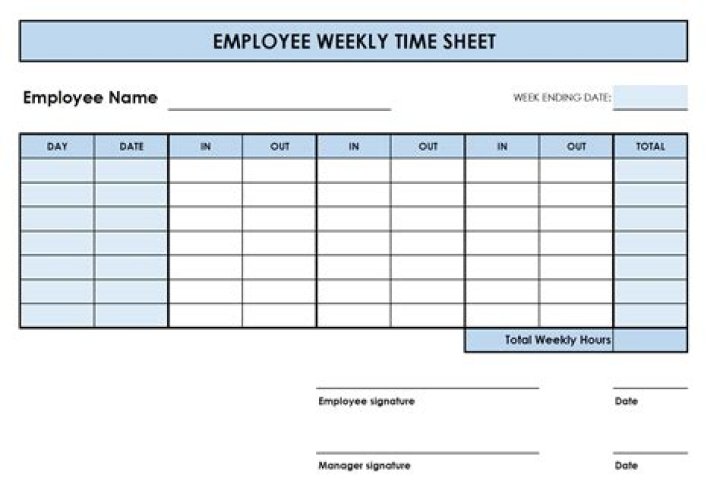 Download Employee Time Sheets PDF for Accurate Payroll Tracking