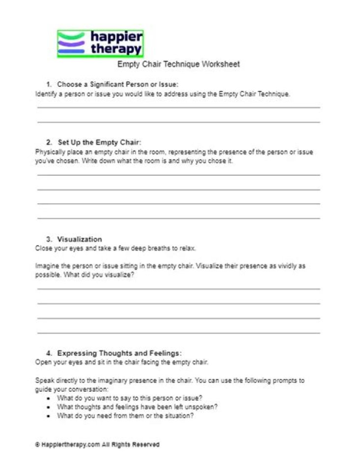 Empty Chair Technique Questions PDF: Expert Guidance & Practical Examples