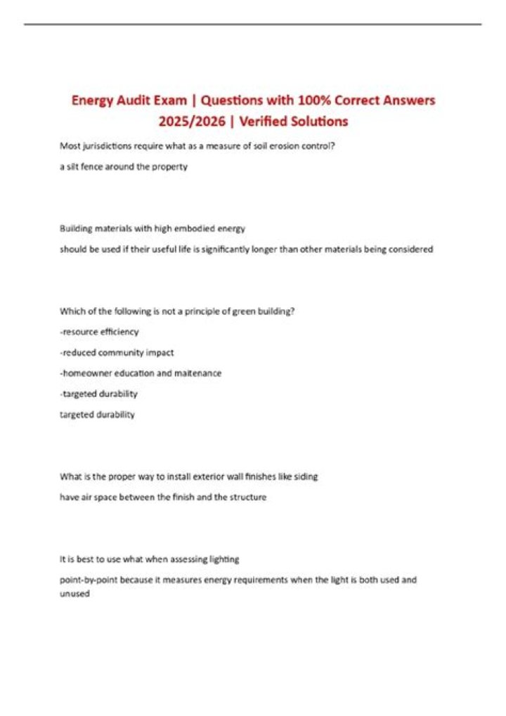 Energy Audit Questions and Answers PDF: Expert Guide