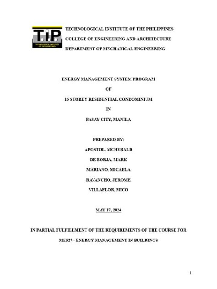Energy Management in Buildings: Expert PDF Guide