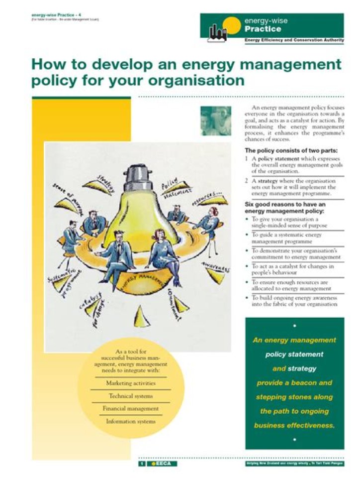 Energy Management Policy PDF: Comprehensive Guide for Effective Implementation