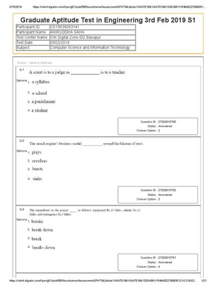 Engineering Aptitude Test PDF: Practice & Prep Guide