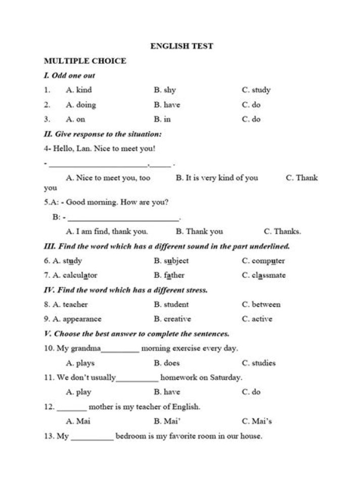 Free English Literacy Test PDF – Download Now