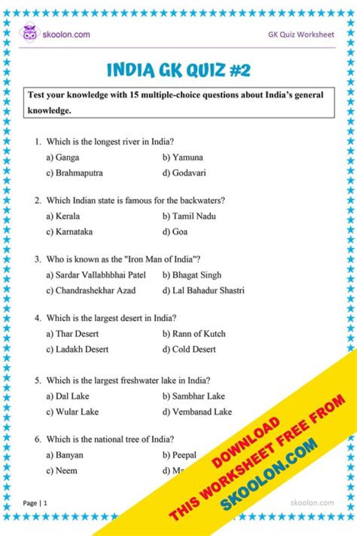 English Quiz Questions & Answers for Class 8 PDF Download