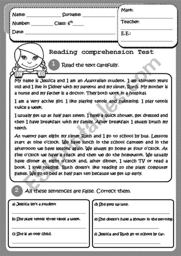 Free English Reading Comprehension Test PDF – Instant Download