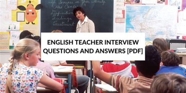 Top English Teacher Interview Questions and Answers PDF