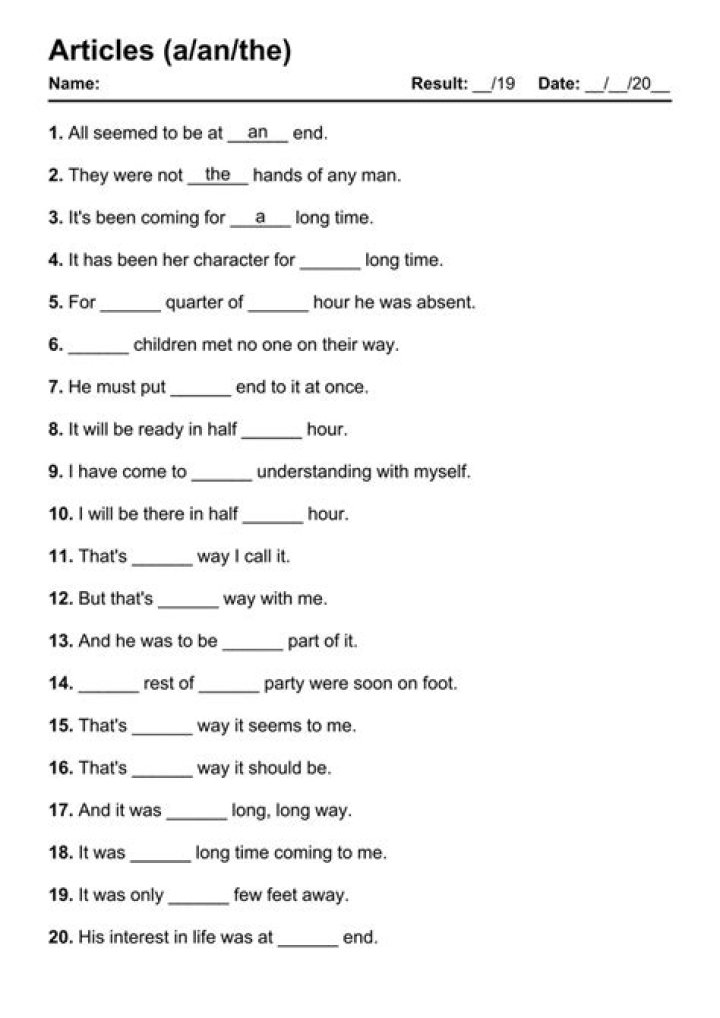 Free English Teaching Resources Worksheets PDF – Instant Download