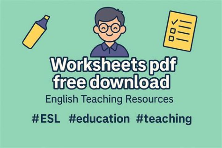 Download Free English Teaching Worksheets PDF for Classroom Use