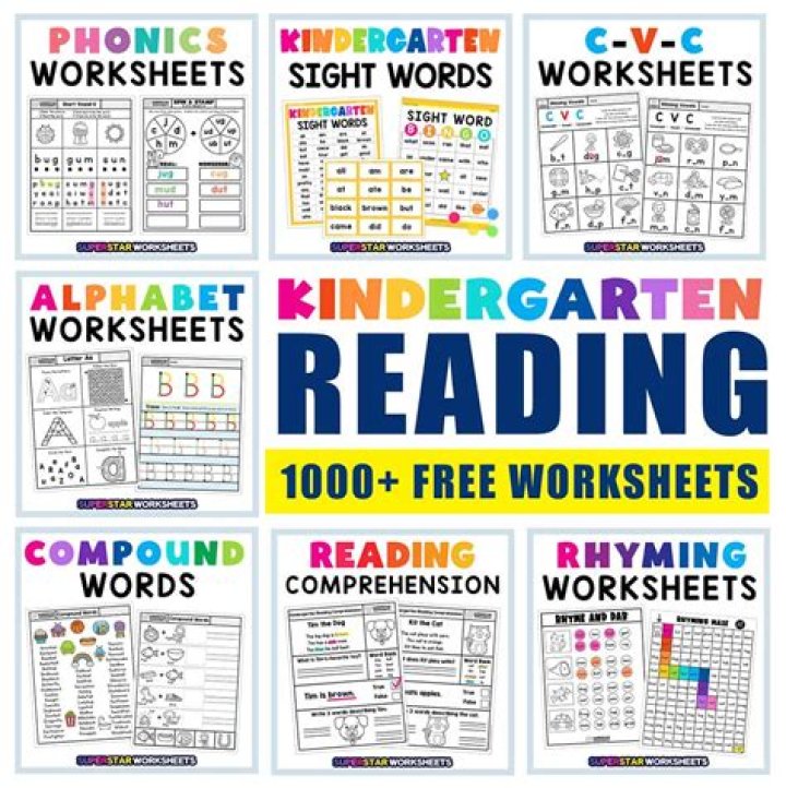Free Kindergarten English Worksheets PDF – Instant Download